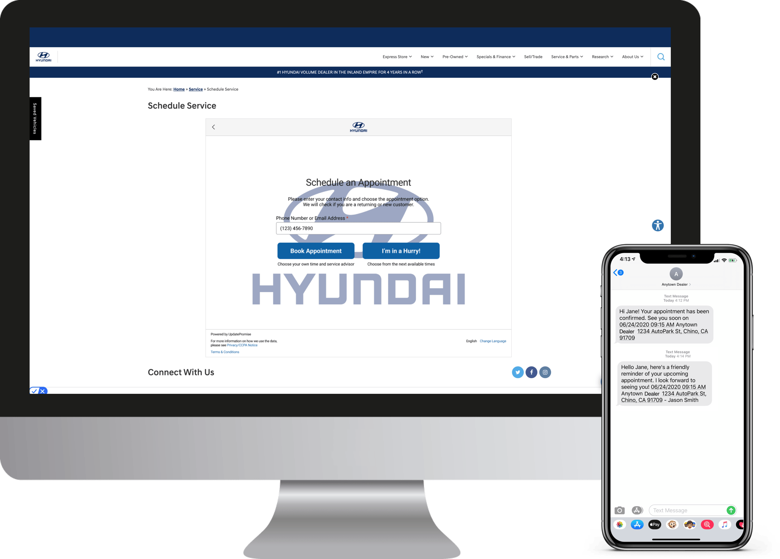 Hyundai_Online Appointments and Customer Reminders