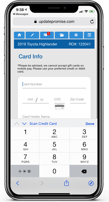 iPhoneX_Glovebox_Make a payment_ iPhoneX_Glovebox_Make a payment_