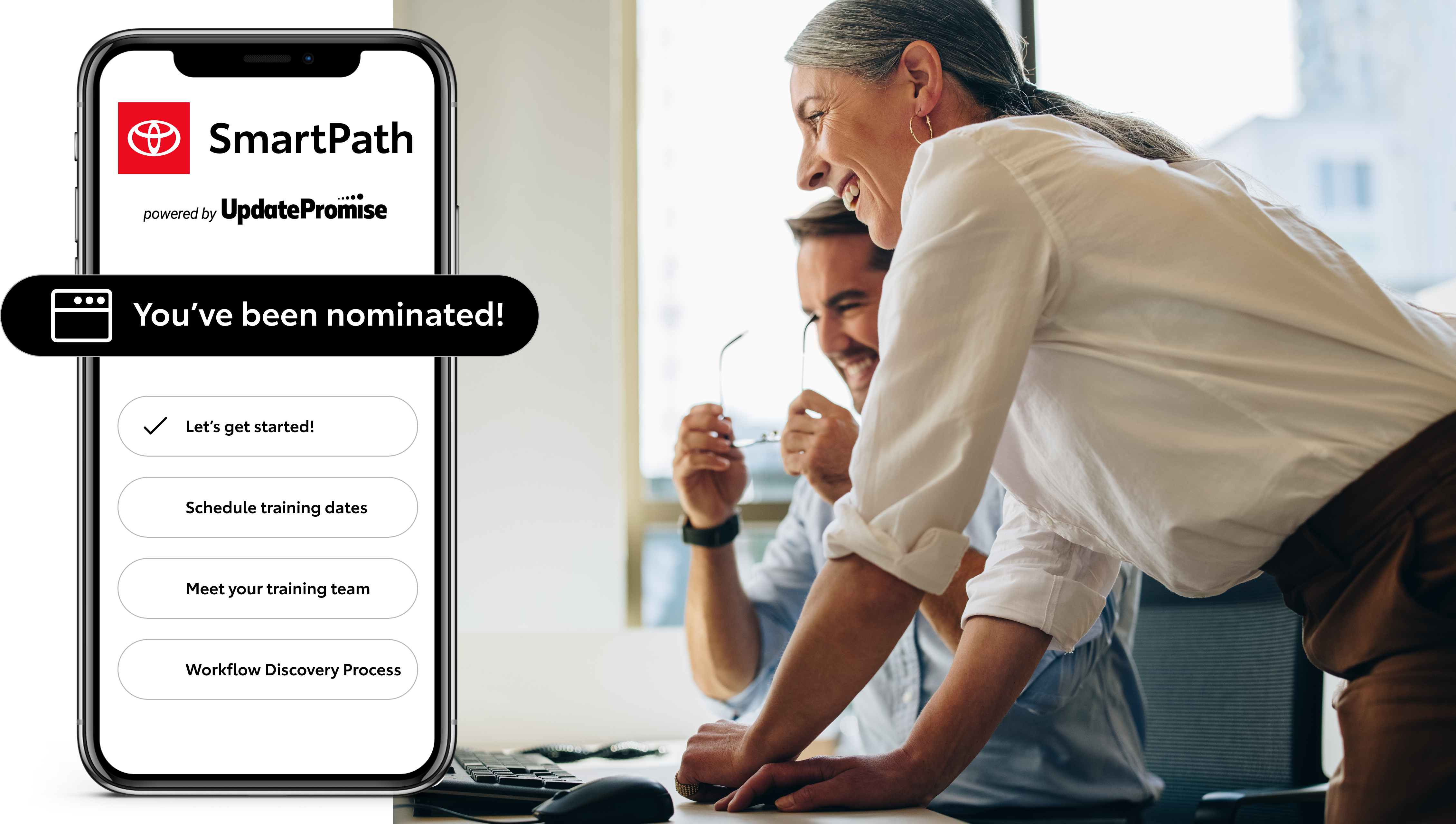 Congrats! Youve been nominated for SmartPath Service Powered by UpdatePromise